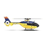 GEST RC Helikopter Modell für Erwachsene, YU Xiang EC-135 2.4G 6CH Dual Brushless Motor Direct Drive Ferngesteuerter Hubschrauber Modellflugzeug, 1/36 Mini-Hubschrauber für Anfänger - RTF/Modus 1