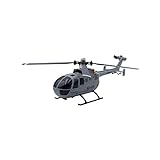 MODSTER BO-105 Flybarless RC Hubschrauber I 256 mm I RTF RC Helikopter inkl. 6-Achs-Fluglagenstabilisierung I Autostart/Autolandung