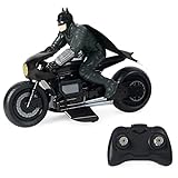 dc comics 6060490 Batcycle Movie ferngesteuertes Batbike IL Charakter, offizieller Stil des Films The Batman Spielzeug für Jungen und Mädchen ab 4 Jahren