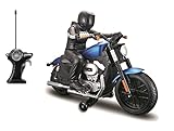 Bauer Spielwaren Maisto 581661 - R/C Harley-Davidson XL 1200N Nightster mit Fahrer RTR, 31 cm