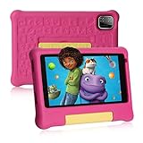 Fullant 7 Zoll Kinder Tablet, Android 12 Tablet für Kind, 2GB RAM 32GB ROM, Quad Core Prozessor, Kidoz vorinstalliert, Kindersicherungs-Tablets (Rosa)