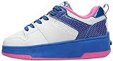 Heelys Pop, Mädchen Lauflernschuhe Sneakers, White/Blue/Neon Pink - Größe: 36.5 EU