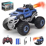 MYDOVA Ferngesteuertes Auto, 1:16 Monster Truck, RC Auto Offroad mit Sprühnebel-Musik-Leuchten, 20KM/H 2.4GHz, Auto Spielzeug Geschenk für Kinder ab 3 4 5 6 8 10 Jahre