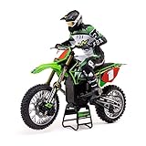 LOSI RC 1/4 Promoto-MX Motorcycle RTR with Battery and Charger, Pro Circuit, LOS06002, Green
